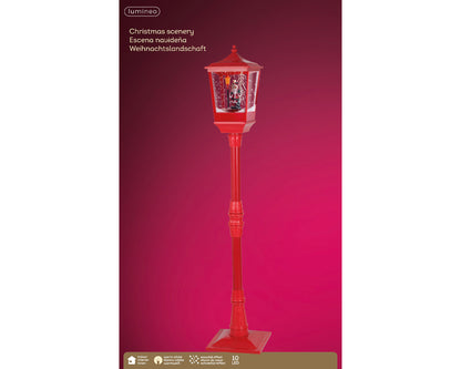 Latarnia LED z efektem spadającego śniegu – 135 cm do wnętrz