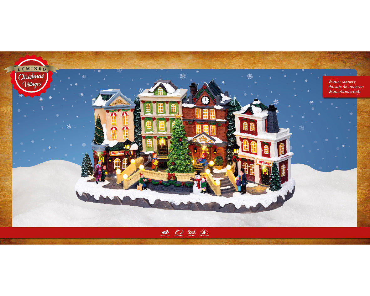 Pozytywka LED Kamienica XXL