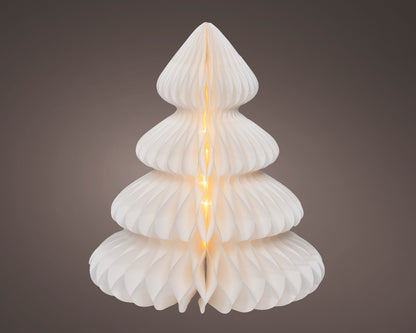 Papierowa choinka stojąca na baterie 42 cm