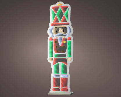 Dziadek do orzechów LED z efektem nieskończoności 120 cm, do wnętrz