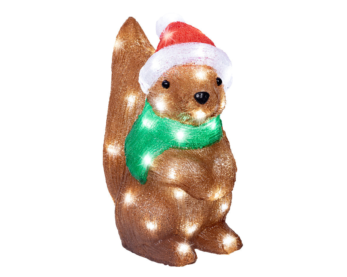 Figurka LED Wiewiórka – 30 cm