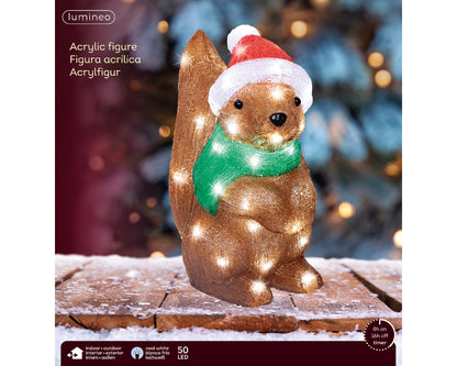 Figurka LED Wiewiórka – 30 cm