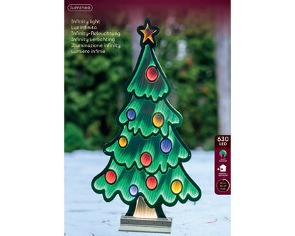 Drzewko LED z efektem nieskończoności – 120 cm na zewnątrz