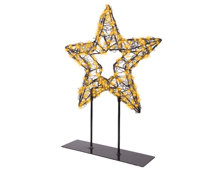 Lampka gwiazda LED klasyczny ciepły - 37 cm na zewnątrz