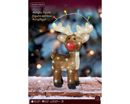 Figurka sarenki LED z efektem migotania – 47 cm