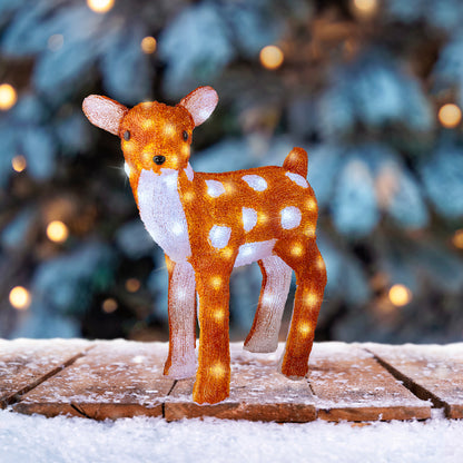 Figurka cielaka LED - 38 cm