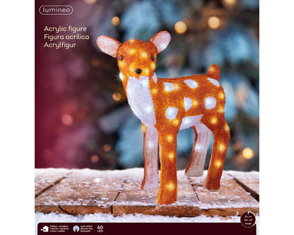 Figurka cielaka LED - 38 cm