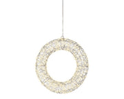 Wianek LED Micro 38 cm – srebrny