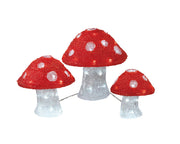 Grzybki LED – zestaw 3 szt.