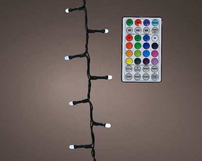 Lampki LED RGB 250L – 7,5 m  Ciepły biały i zmieniające kolory