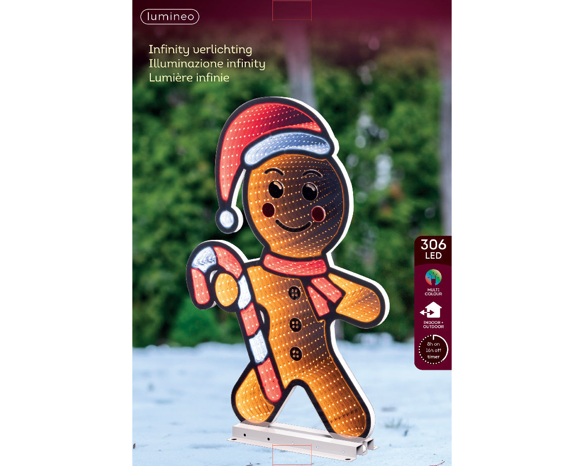 Piernik LED z efektem nieskończoności – 60 cm, na zewnątrz