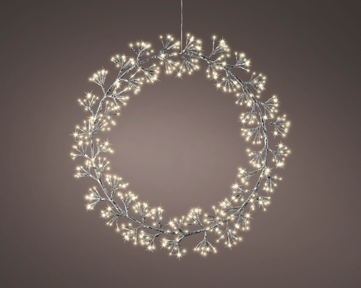 Wianek LED ciepły biały XXL - 78 cm na zewnątrz