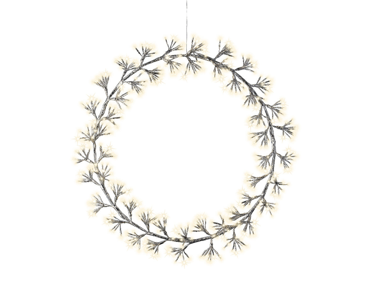 Wianek LED ciepły biały XXL - 78 cm na zewnątrz