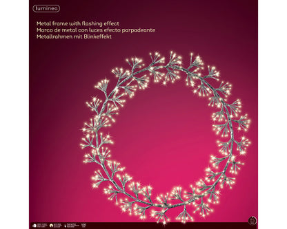 Wianek LED ciepły biały XXL - 78 cm na zewnątrz