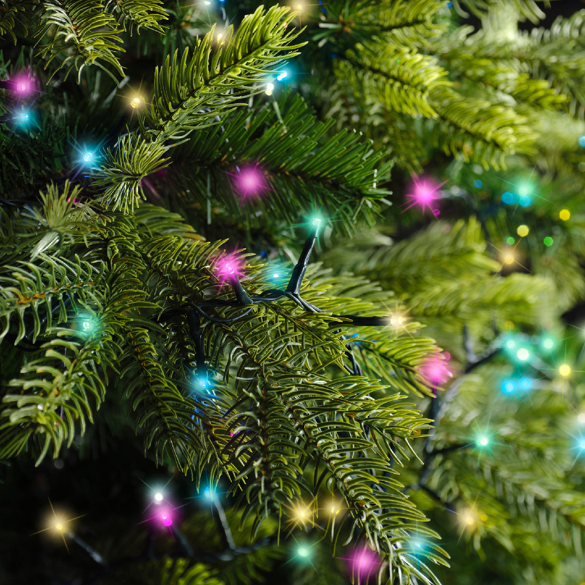 Kompaktowe Lampki LED 1000L - 22,5m kolorowe