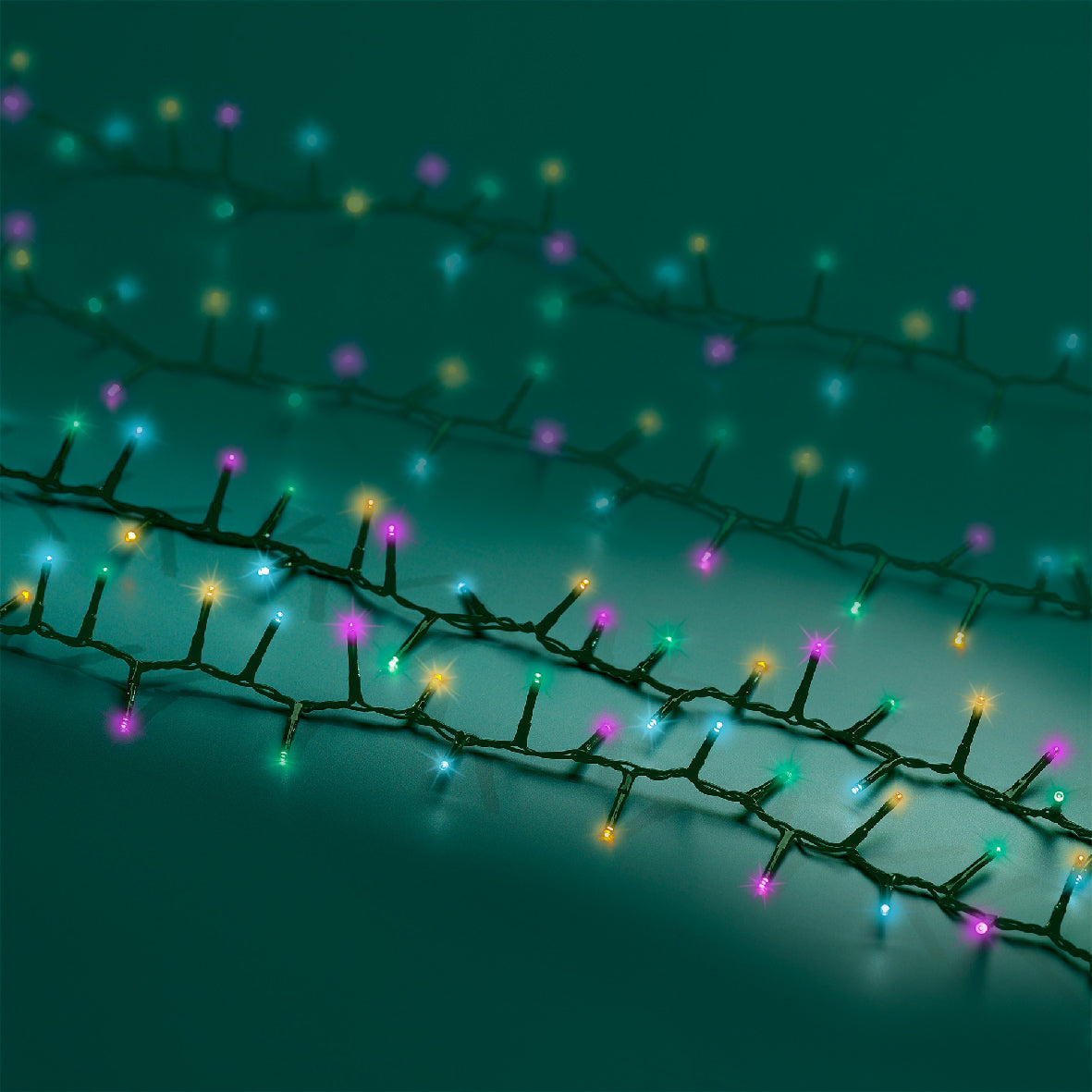 Kompaktowe Lampki LED 1000L - 22,5m kolorowe