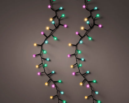 Lampki LED ''Wiśnie'' z efektem migotania 500L - 11m kolorowe