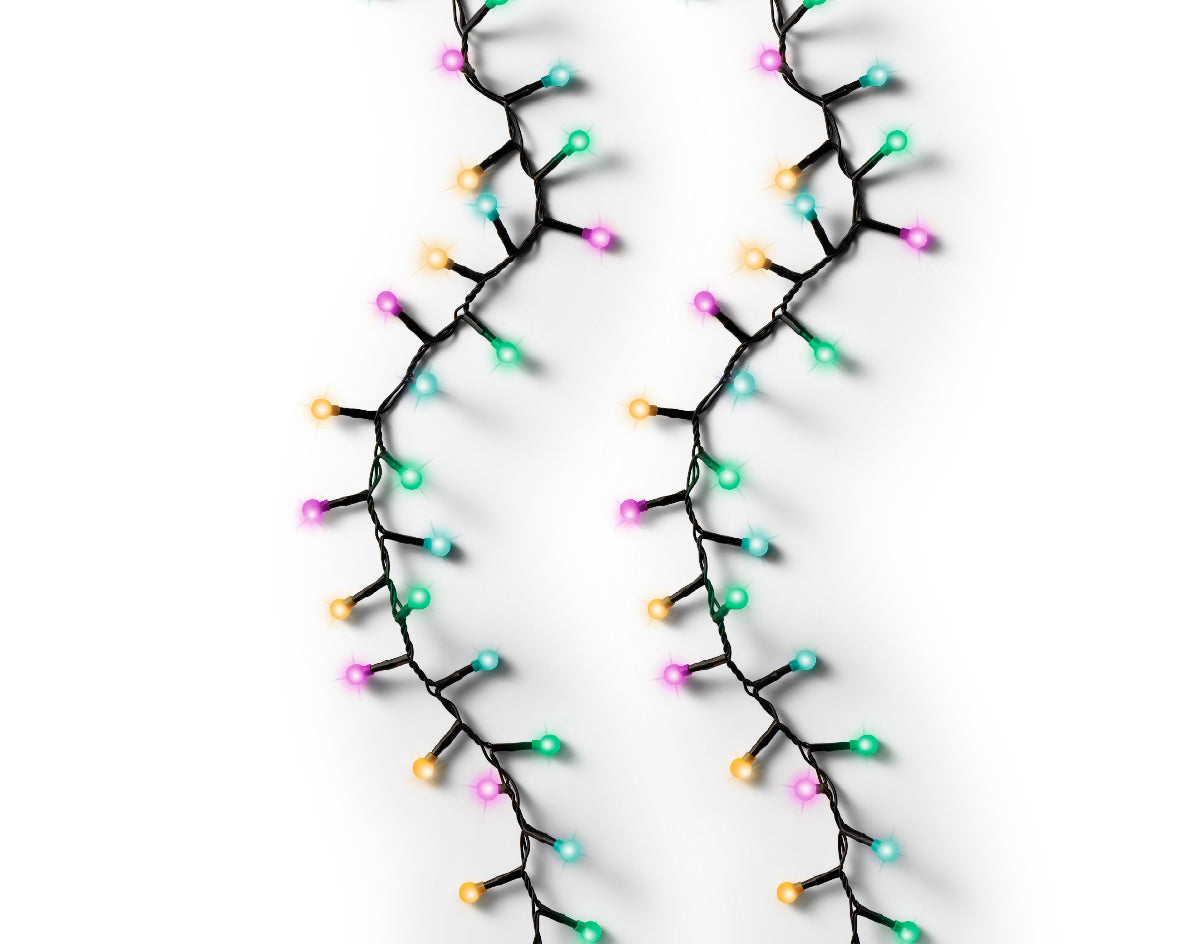 Lampki LED ''Wiśnie'' z efektem migotania 500L - 11m kolorowe