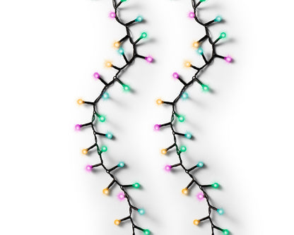 Lampki LED ''Wiśnie'' z efektem migotania 500L - 11m kolorowe