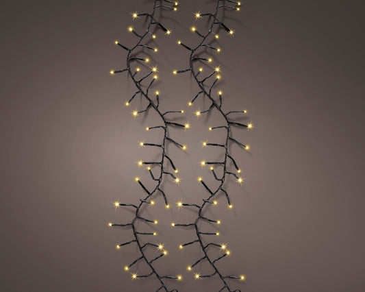 Gęste klasyczne Lampki LED 1584L – 25 m ciepły złoty 8 funkcji