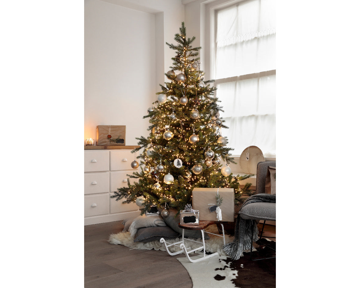 Klasyczne lampki LED 960L – 12 m ciepła biel 8 funkcji