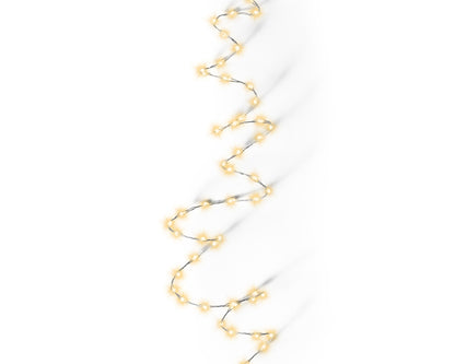 Gęsty przewód 6m LED 8 efektów świecenia (klasyczny ciepły kolor)