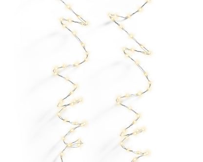 Gęsty przewód 12m LED 8 efektów świecenia (ciepła biel kolor)