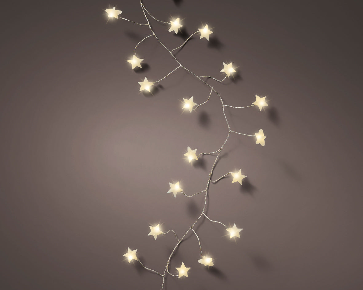 Jeżyki Gwiazdki Micro LED 120L – 3 m (Ciepły biały)