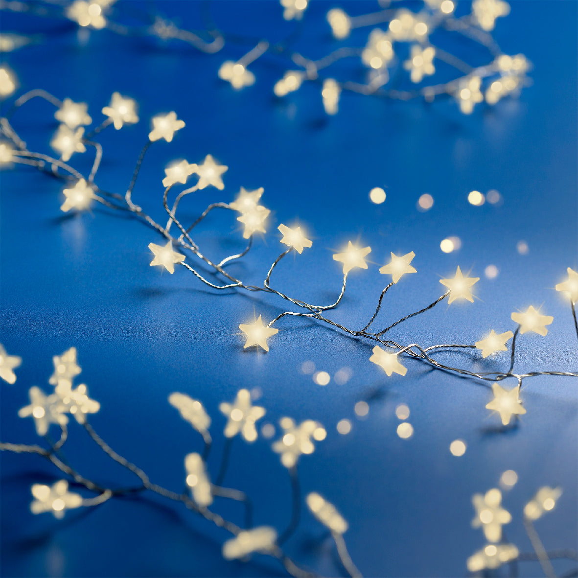 Jeżyki Gwiazdki Micro LED 120L – 3 m (Ciepły biały)