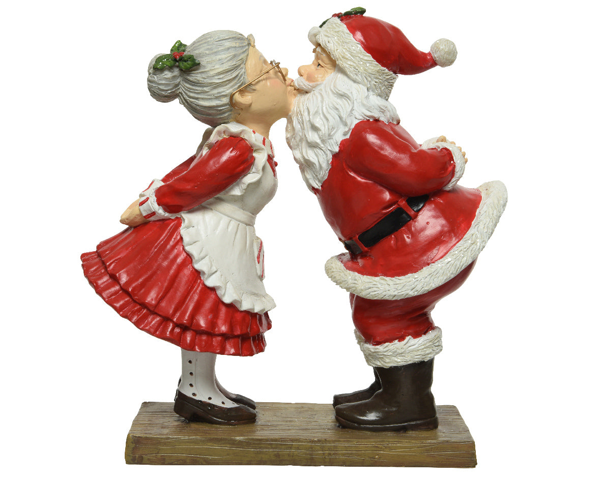 Figura dekoracyjna Świętego Mikołaja – 18,5 cm, ręcznie wykonana