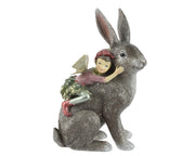 Zajączek dekoracyjny wróżka – 21,7 cm, ręcznie wykonany