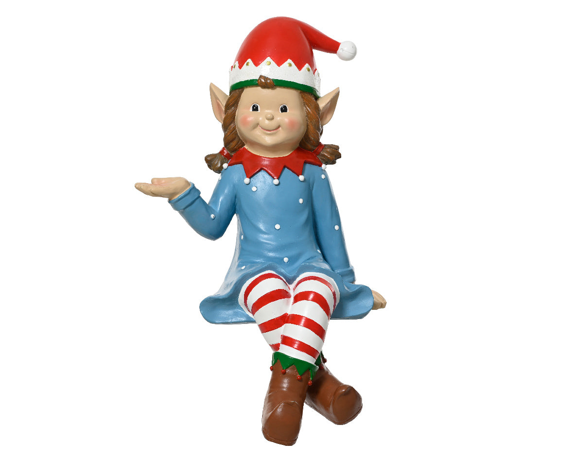 Dekoracyjna Pani elf XXL świąteczna 52 cm
