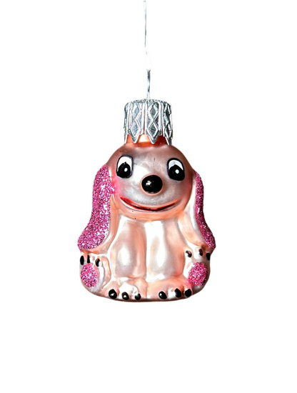 Stitch różowy mini bombka szklana