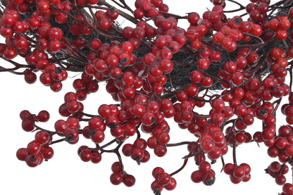 Wianek z głogiem – 55 cm