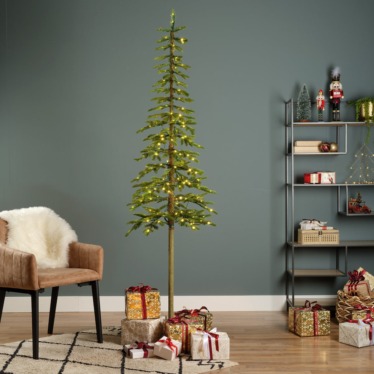 Choinka LED Alpine Fir 240 cm, 8 trybów świecenia
