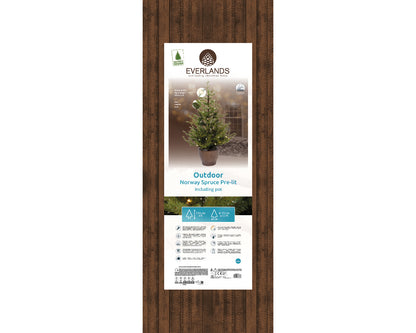 Choinka Doniczkowa Norway 120 cm z 80 mikro LED