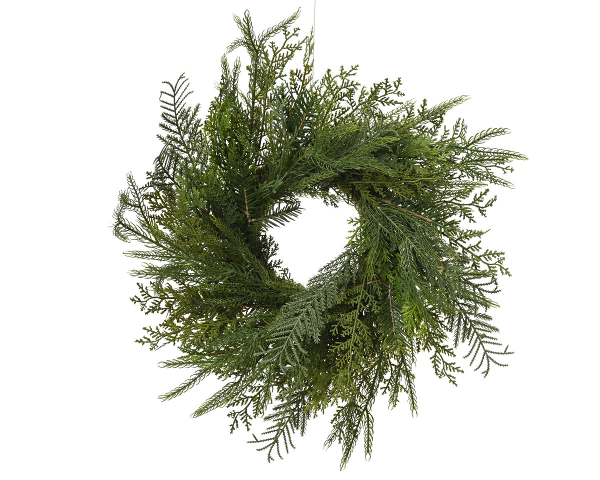 Wianek klasyczny zielony  60 cm
