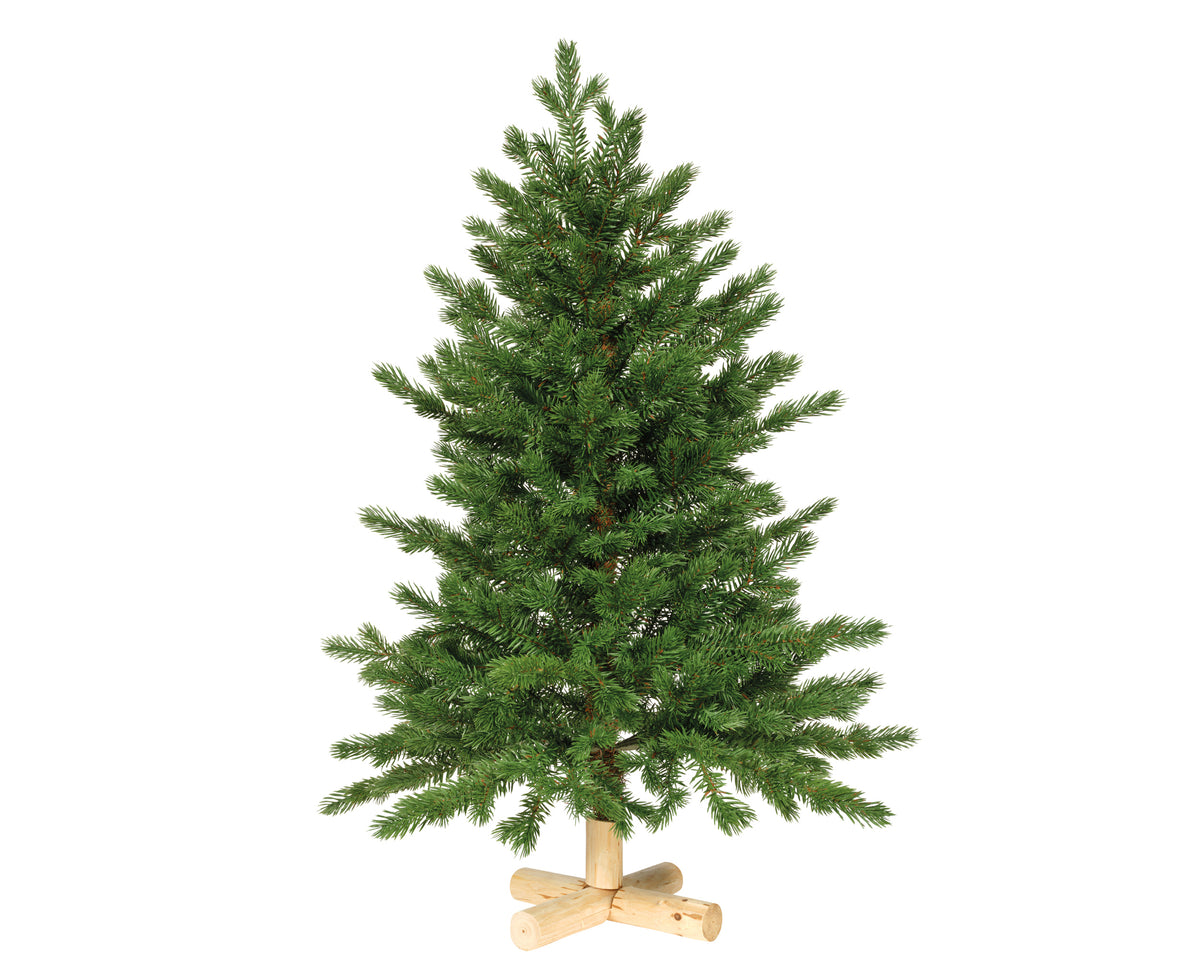 Choinka Myrkdalen 75 cm, na drewnianej podstawie