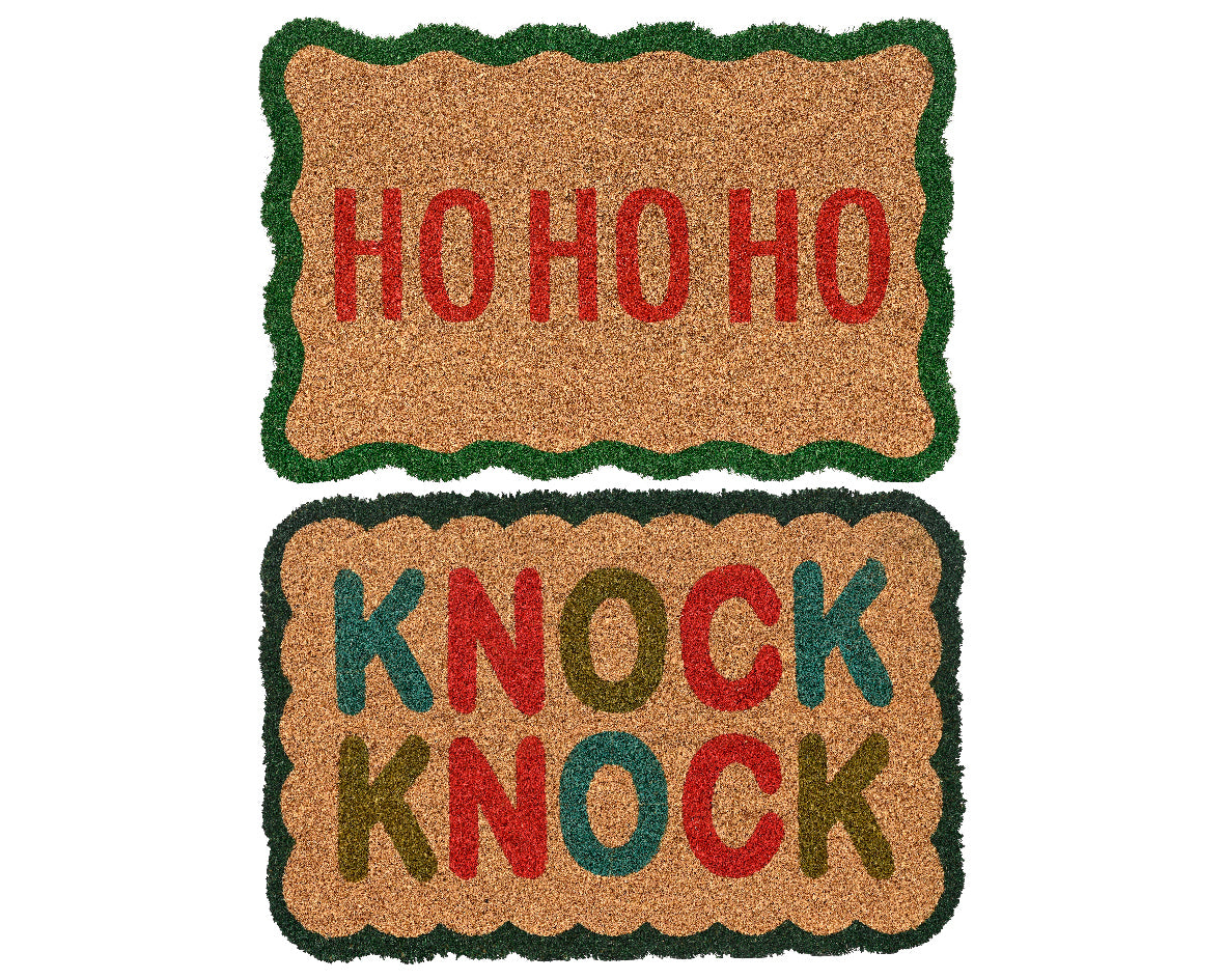 Wycieraczka prostokątna 60 × 40 cm – napis świąteczny