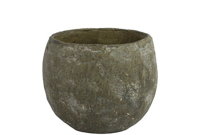 Donica ceramiczna Anton L – szara, 16 cm