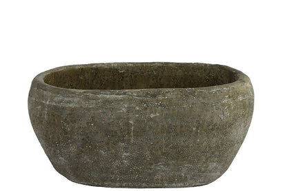Donica ceramiczna Arjan S – szara, 13 cm