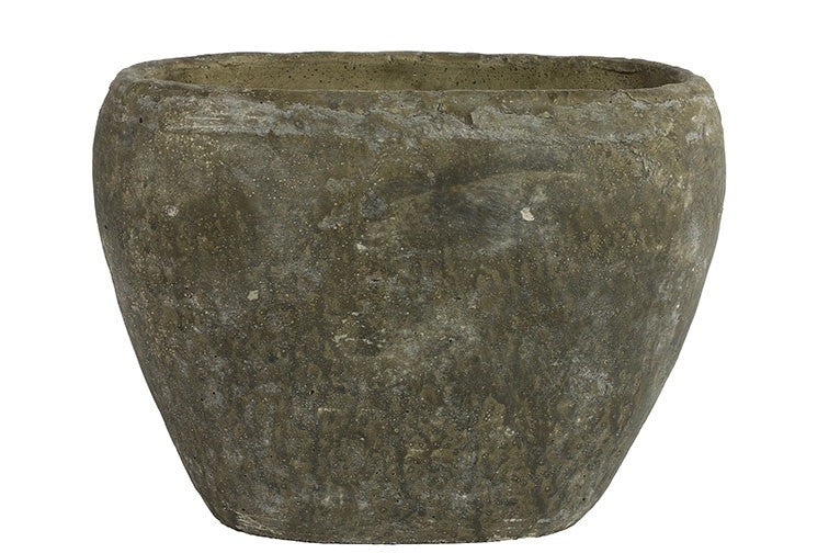 Donica ceramiczna Arjan L – szara, 20 cm