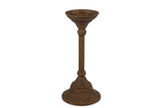 Świecznik metalowy Kolby S – rdzawy, 31,5 cm
