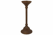 Świecznik metalowy Kolby L – rdzawy, 37,5 cm