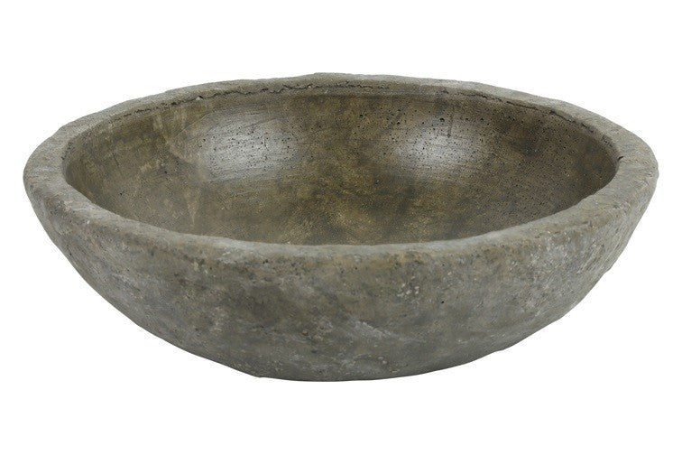 Dekoracyjna misa z efektem kamienia – M brązowa 25 cm