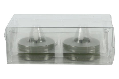 Zestaw świeczek LED tealight zielony Lyonie 2 szt. Ø6,7 cm
