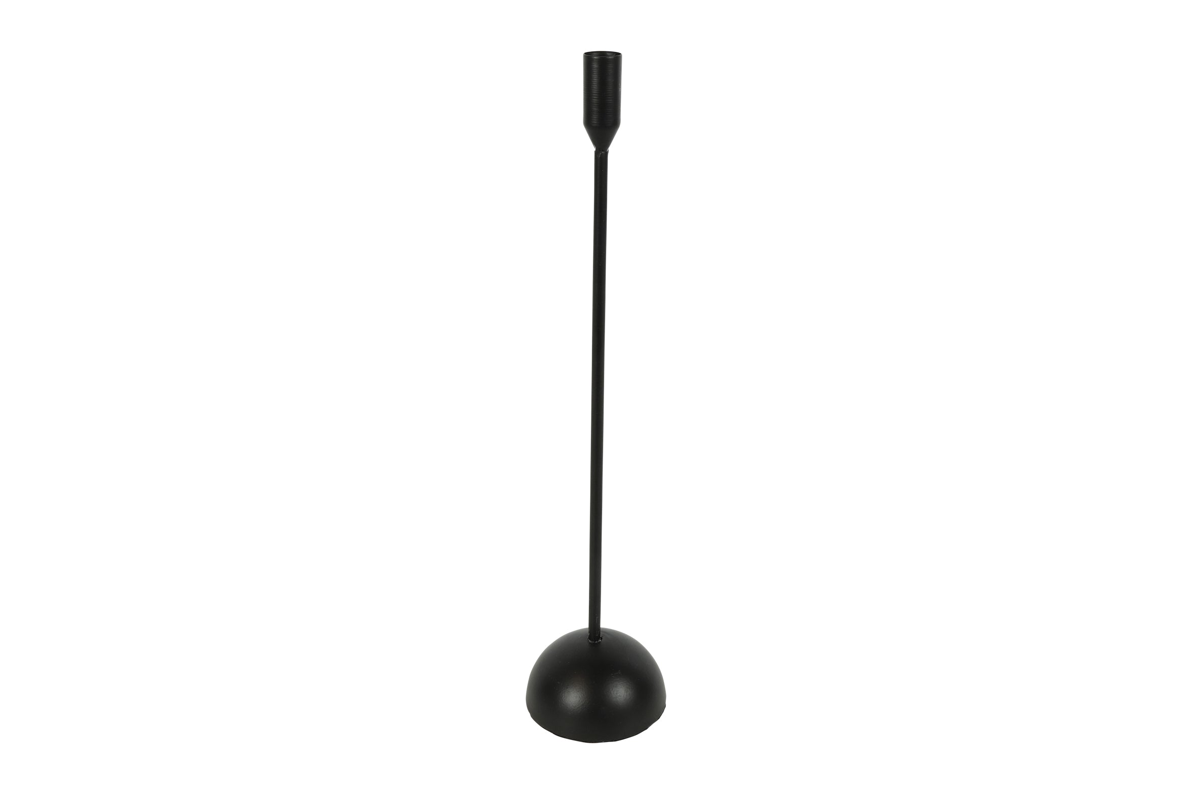 Świecznik metalowy Roper S – czarny, 44,5 cm