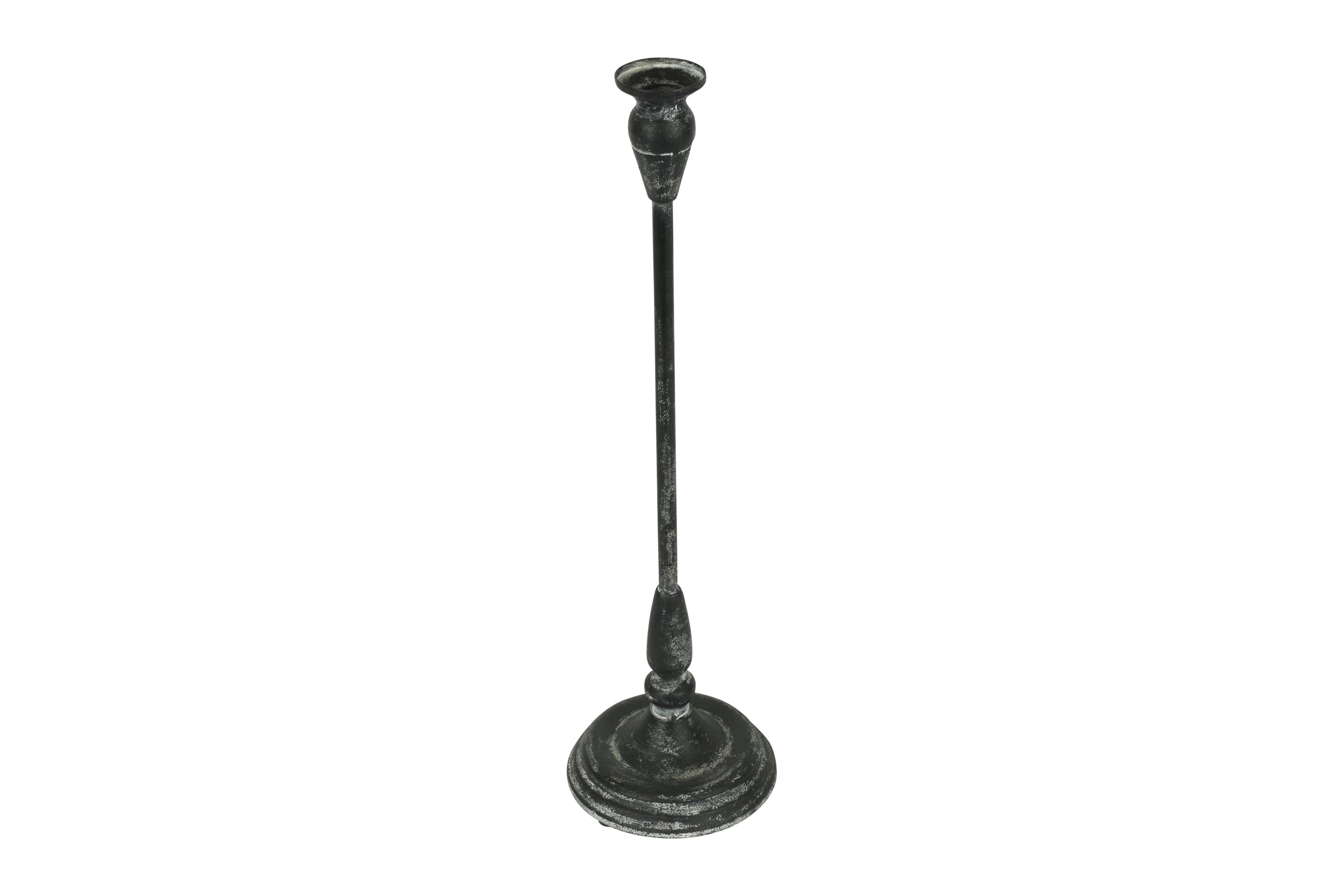 Świecznik metalowy Weema M – czarny, 50 cm