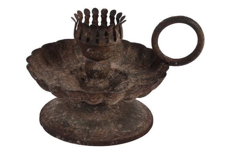 Świecznik z Uchem – Brązowy Akcent