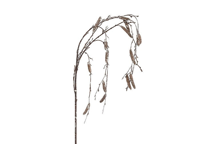 Gałązka dekoracyjna Tsuga XL Brązowa